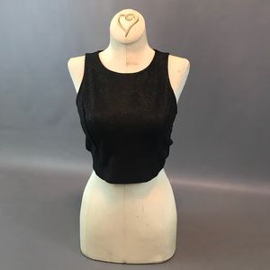 Urban Outfitters Sparkle & Fade Crop Top, size S